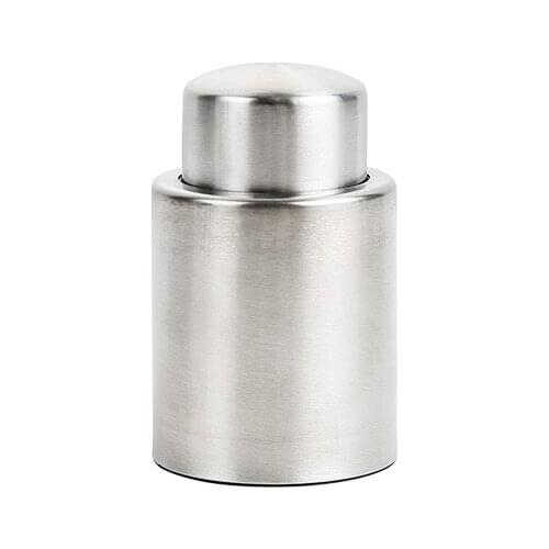 Steel Case Bottle Stopper Vacuumizing refreshment Wine Cork