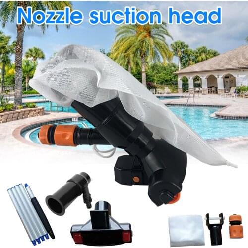 Pool Vacuum Cleaner Swimming Pool Accessories Floating Objects Cleaning Tools Suction Head Pond Fountain Spa Pool Cleaner Brush