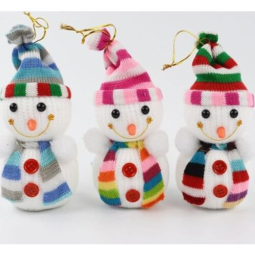 Christmas Doll Christmas Decorations Hanging Christmas Snowman Christmas Tree Dress Pendant Christmas Tree Decorations