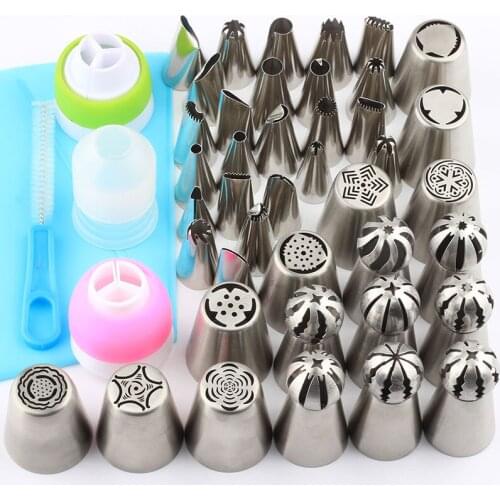 Russian Spherical Ball Stainless Steel Cake Pastry Tip Icing Piping Nozzles Cake Decorating Tools Silicone Icing Piping Nozzle