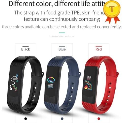 20days long standby usb style smart band support Pedometer Distance Blood pressure dynamic colorful UI anti lost for ios android