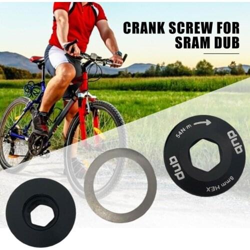 Outdoor Cycling MTB Mountain Bike Crank Screw Aluminum Alloy Self-extract Screws For Sram DUB
