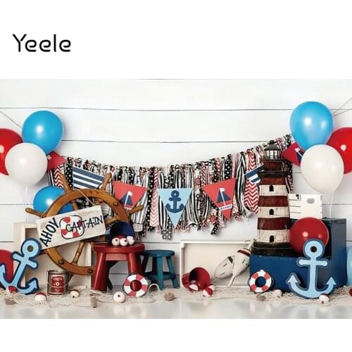 Yeele Birthday Party Decor Backdrop Balloon Wooden Wall Banner Baby Shower Background Photographic Studio Shoot Photography Prop