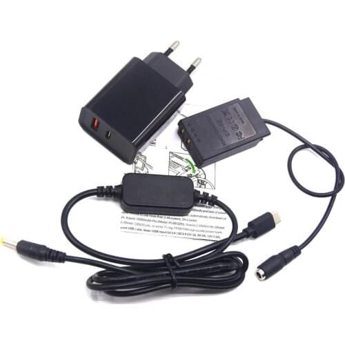 PD Charger+USB Type-C Charger Cable+ EP-5E EP5E DC Coupler EN-EL22 ENEL22 Dummy Battery for Nikon 1 J4 S2 1J4 1S2