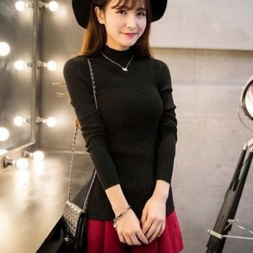 Womens Streetwear Tops Winter Long Sleeve Thermal Turtleneck Drawstring Ruched High Quality Ladies Solid Color Sweater Tops