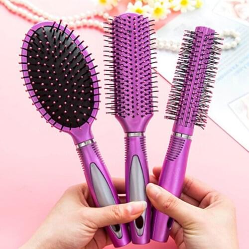 1Pcs Hair Care Massage Comb Anti-static Curling Comb Head Promote Blood Circulation Hair Brush Comb Hair Styling Tools For Women