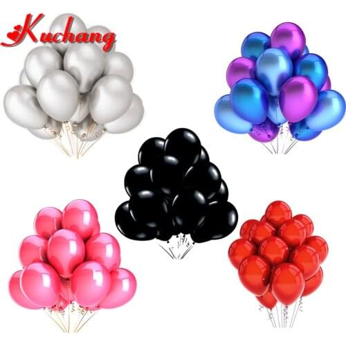 10/20/30pcs 10inch Gold Sliver Black Latex Balloons Wedding Decorations Helium Globos Birthday Party Decorations Adult kids Toy