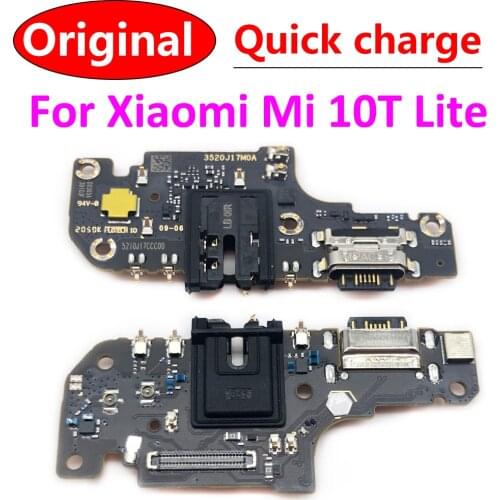 10Pcs,100% Original New Dock Connector USB Charging Port Flex Board For Xiaomi Mi 10T Lite With Microphone Replacement Parts