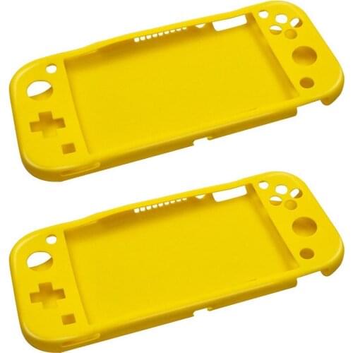 2Pcs Soft Silicone Full Protective Case Cover for NS Switch Lite Game Console Game Host TPU Silicone Cover Protective Case