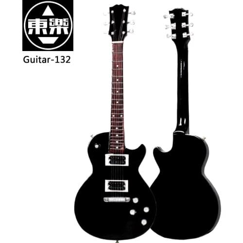 Wooden Handcrafted Miniature Guitar Model guitar-132 Guitar Display with Case and Stand (Not Actual Guitar! for Display Only!)