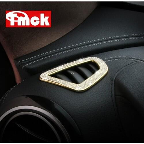 For Mercedes Benz E Class W213 E200/260/300/320 2016-2019 Car Accessories Dashboard AC Air Outlet Diamond Trim Cover Sticker NEW