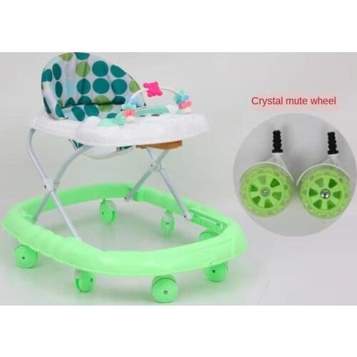 Baby Walker 6/7-18 Months Baby Anti-rollover Children Learning Driving Folding Slides Baby Toys Scooter Walker for Infant