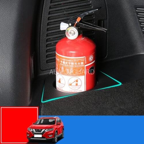 Trunk Fire Extinguisher Bracket Modified Accessories Auto Supplies Storage Box For Nissan X-trail X Trail T32 2014-2020