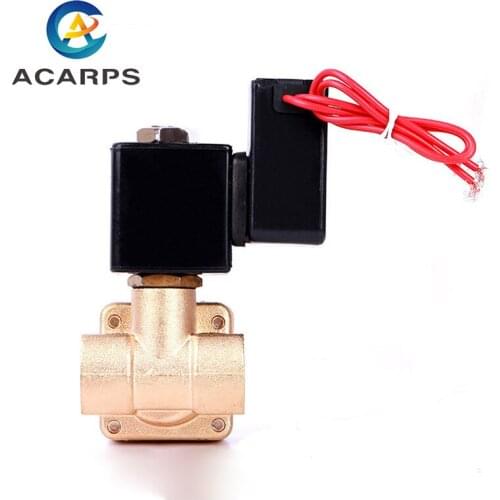 1/4" 1/2" 1" 2" Energy Saving Pilot Operated High Pressure Normally Closed Brass Solenoid Valve 24 Hours Energize Not Fever 220V