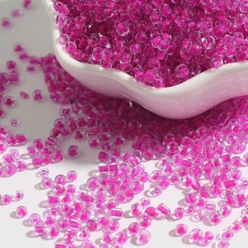 New 15g 2---4mm Glass with Core Beads Charm Czech Glass Seed Beads DIY Bracelet Beads for Jewelry Making Earring Necklace #13