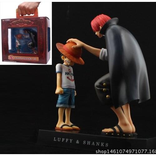 One Piece Luffy Akakami No Shankusu Decoration Model Toys Newest Action Souvenir Edition Boxed Doll Garage Kid Collectible Gifts