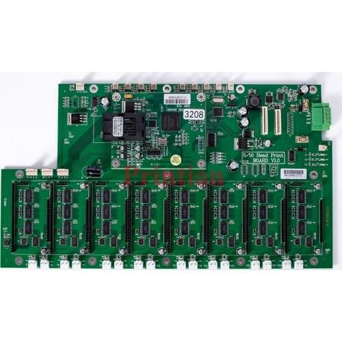 SPT Printhead Board 8 Channel 8/16 For Infiniti Challenger FY-3278N Phaeton Solvent Printer UD-3288X Printer Printhead V1.2 V1.0