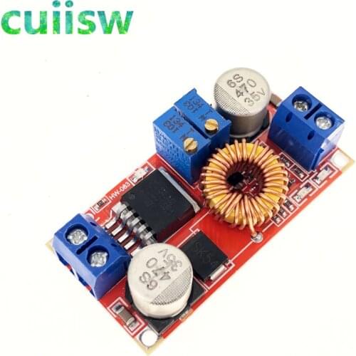 5pcs 5A DC to DC CC CV Lithium Battery Step down Charging Board Led Power Converter Lithium Charger Step Down Module XL4015