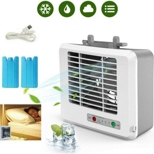 PYMH Portable Mini USB Air Conditioner Cool Cooling Artic Air Cooler Fan Humidifier