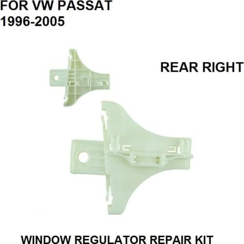 X1 PIECES FOR VW PASSAT WINDOW REGULATOR REPAIR KIT CLIP REAR RIGHT SIDE NEW FROM 1996-2005