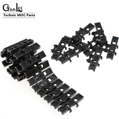 100-400Pcs High-Tech Parts 3873 Caterpillar Track Building Blocks Vehicle Tank Treads Chain Links 15379 Truck MOC Brick DIY Toys