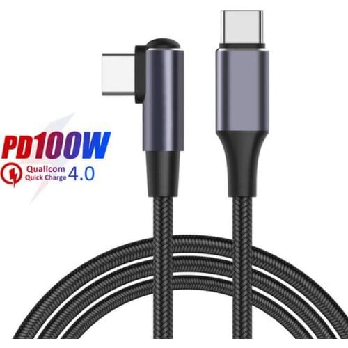 HA14 PD 100W USB C Cable For Huawei Mate 20 Xiaomi 9 10 Fast Charging Charger for MacBook iPad Pro Type-C USB C Data Wire Cord