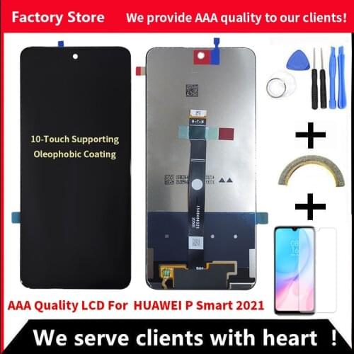 10-Touch Original LCD For Huawei P Smart 2021 LCD With Frame LCD Screen For P Smart 2021/Honor X10 Lite LCD Display DNN-LX9