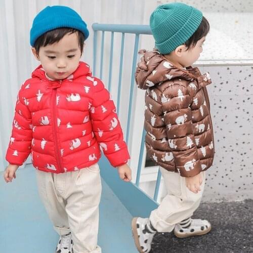 2020 Autumn Winter Coat Kids Baby Girl Boy Parkas Zipper Boys Coats Winter Parkas