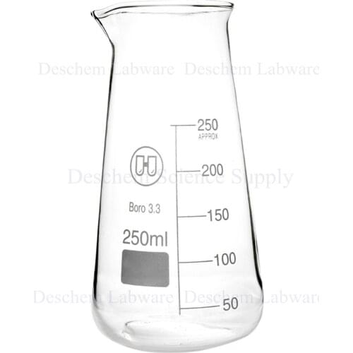 250ml,Conical Glass Beaker,Lab Chemical Glassware