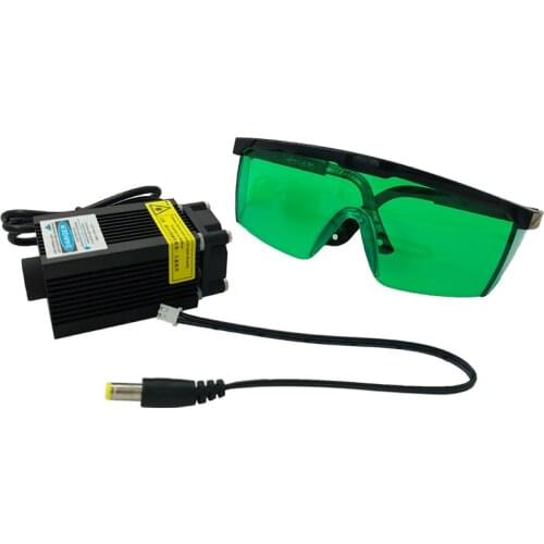 300mw laser High-power 450nm Blue-violet Light module head 12V Can adjust focus for DIY CNC 3d printer Laser Engraving Machine