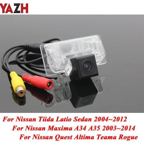 Car Reverse Video Camera For Nissan Maxima Teana Latio Tiida Seda Quest RE52 Rogue Altima Radio Night Vision Rear View Camera
