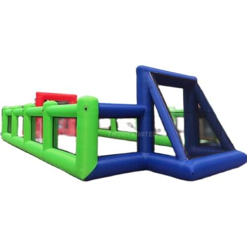 Free air shipping durable inflatable football field, portable inflatable football pitch, cheap inflatable soccer field for sale