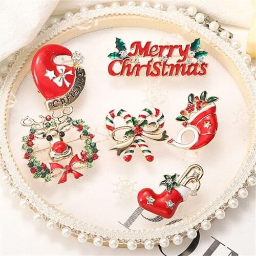 Safety Pins Brooch Cute Cartoon Accessories Cartoon Pin Christmas Decoration DIY Home Decor