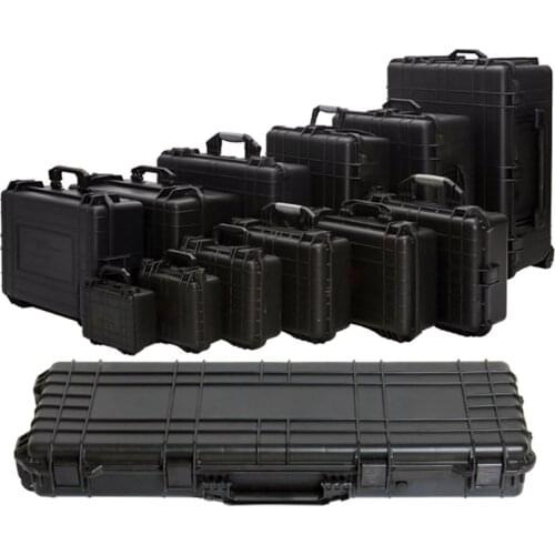 ABS Plastic Sealed Waterproof Safety Equipment Instrument Case Portable Tool Box Dry Box Impact resistant with pre-cut foam