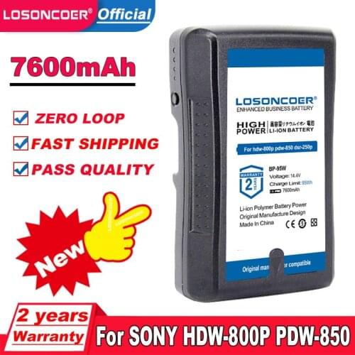 BP-95W,BP-150WS,BP-190WS Broadcast V Mount Battery For Sony BP-90W BP-150W BL-BP150 BP-150S HDW-800P,PDW-850 HDCAM XDCAM BMPCC