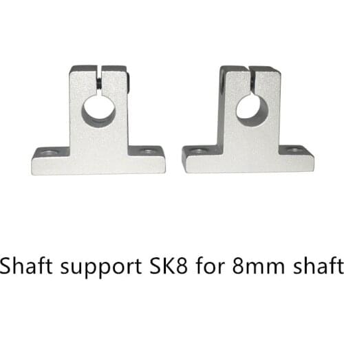 SK8 8mm bearing shaft support for rod round XYZ Table CNC router SH8A