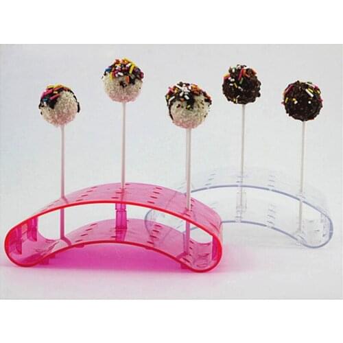 Dessert Decorator Cake Chocolate Lollipop Stick Stand Display Stand Base Candy Gift Curved Shelf