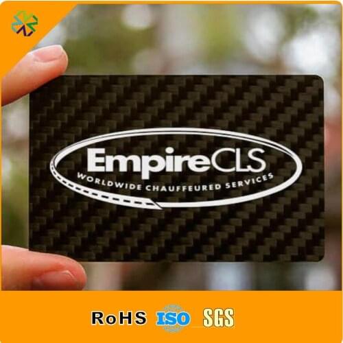 China supplier original surface finish laser engraved carbon business cards