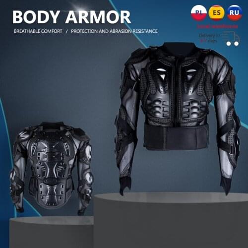 Motorcycle Men Armor Full Body Motorcycle Jacket Motocross Racing Moto Jacket Riding Off Road Motorbike Protection Protector