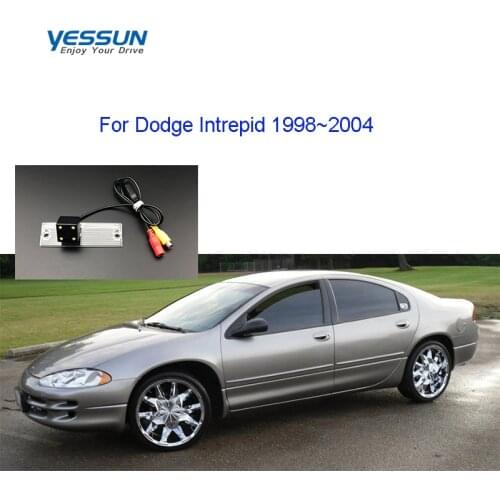 Yessun License Plate Rear View Camera For Dodge Intrepid 1998~2004 4 LED Night Vision 170 Degree HD reversing camera