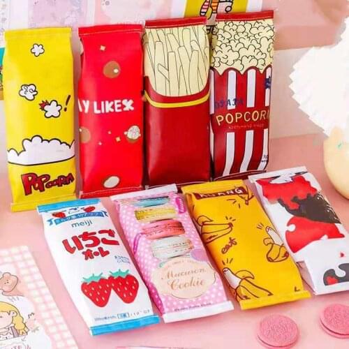 New Creative Simulation Snack Pencil Case School Pencil Bag Cute Pen Case Boy Student Pen Bag Kid Stationery Bag Fun Storage Bag