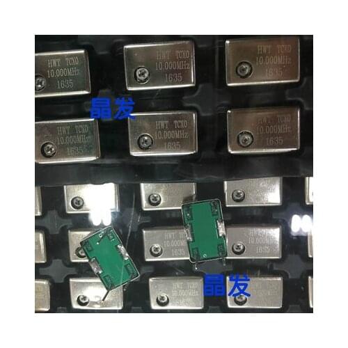 TCXO - room temperature high precision removing into crystals 0.5 PPM 10.000 MHZ 10 m rectangular crystal vibration