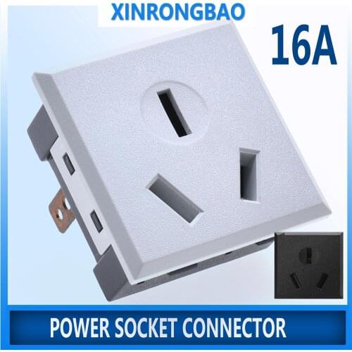 Power socket embeddedCard-type TO PROTECT THE DOOR AU 16A250V Australian standard desktop socket DC charging power socket module