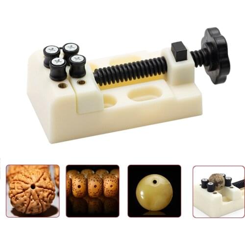 Walnut Carving Bench Clamp Parallel Sculpture Craft Jewelry Fixing Plier Drill Press Household Manual Tool Accessory