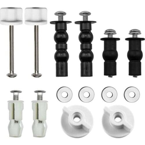 Toilet Seat Replacement Back Nuts Bottom Fixing Bolt 7.5cm Screw Washers Kit Home Renovation Hardware Parts