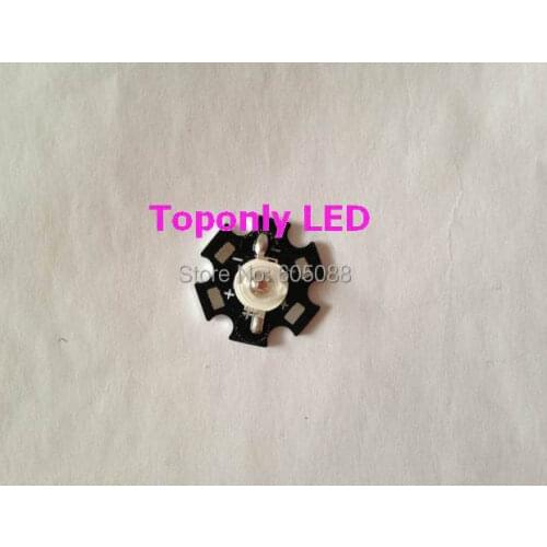 Deep red 660nm 3w high power led with 20mm pcb Aquarium tank hydroponic medical plants grow lighting 3 years warranty 160pcs/lot