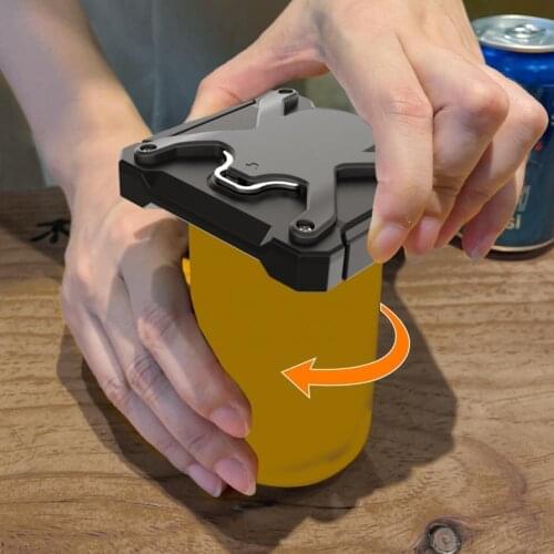 Comfortable Strong Manual Labor-saving Portable Can Bottle Opener Compact Drink Opener Labor-saving for Outdoor