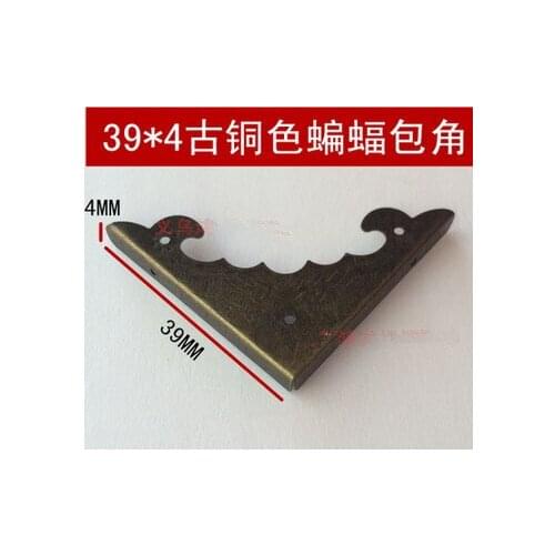 Corner Brackets Hardware accessories box wine gift box & corner angle bat bronze angle