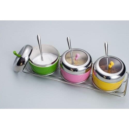 1PC Stainless steel seasoning box Spice Jars Apple Shape oil dispenser garrafa para vinagre oil bottle sauce dispenser KH 2026