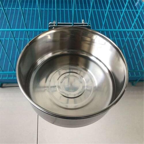40 Stainless Steel Hanging Bowl Bird Food Bird Food Water Parrot M^acaw African Grays Budgies Parakeet Cockatiels